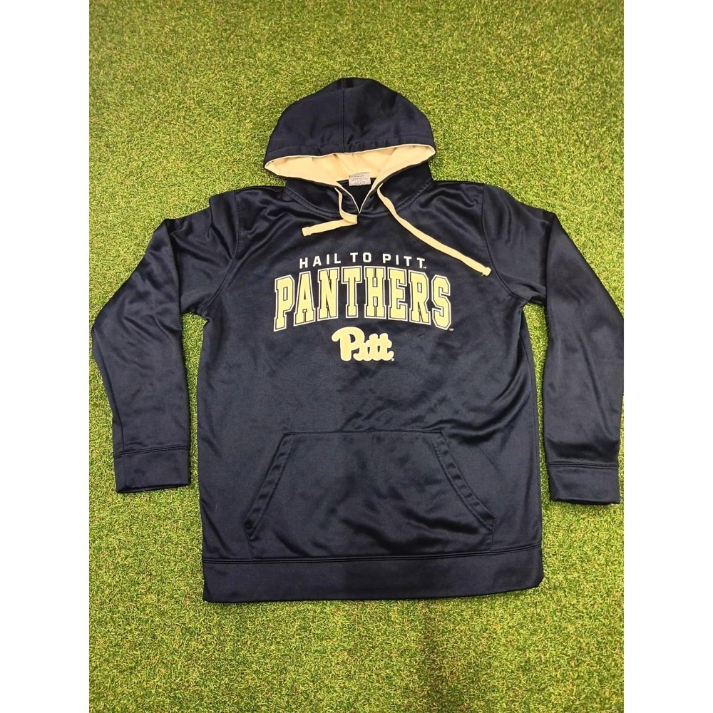 Stadium Athletics Pittsburgh Panthers‎ Football Team Hoodie Mens Large Black